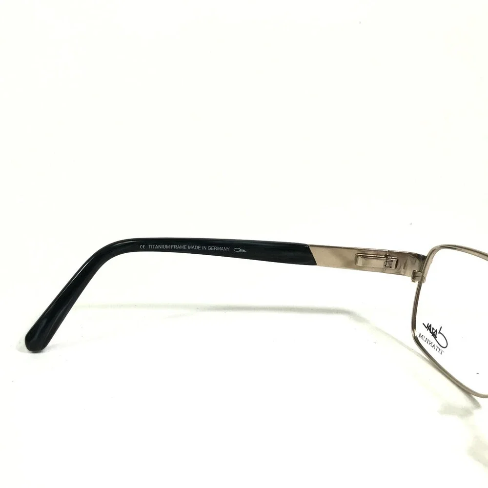 Cazal Eyeglasses Frames MOD.1219 COL.004 Black Gold Square Cat Eye 54-15-135